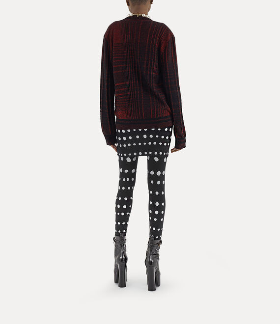 Vivienne Westwood Check Cardigan in BLACK/RED